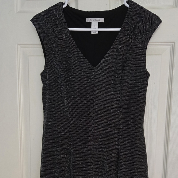 White House Black Market Dresses & Skirts - White House Black Market Shimmery V-Neck Dress